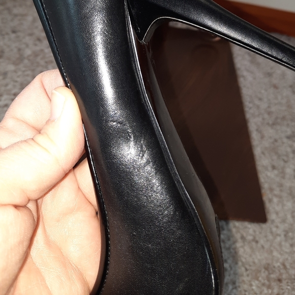 NWOT NINE WEST sz 8.5 black heels - Picture 13 of 14